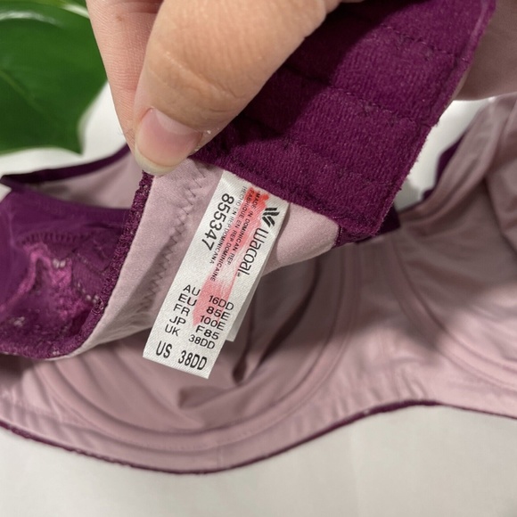 NEW Wacoal [ 38DD US ] Style Standard Underwire T-Shirt Bra in‎ Purple - Picture 11 of 12